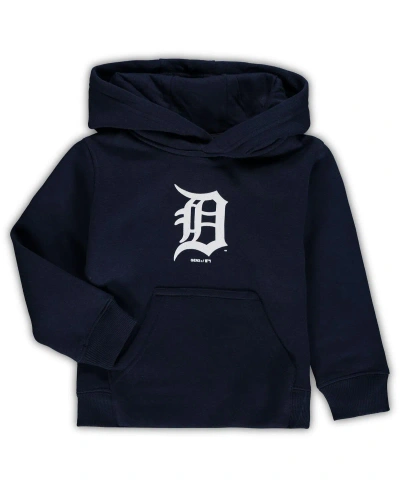 Outerstuff Babies' Toddler Boys And Girls Navy Detroit Tigers Primary Logo Pullover Hoodie