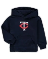 OUTERSTUFF TODDLER BOYS AND GIRLS NAVY MINNESOTA TWINS PRIMARY LOGO PULLOVER HOODIE