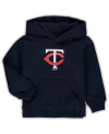 Outerstuff Toddler Boys And Girls Navy Minnesota Twins Primary Logo Pullover Hoodie In Navy