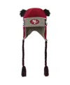Outerstuff Toddler Boys And Girls  Scarlet San Francisco 49ers Wordmark Ears Trooper Knit Hat In Scarlet