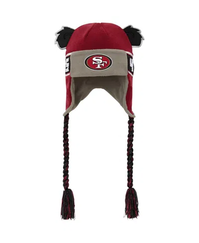 Outerstuff Babies' Toddler Boys And Girls  Scarlet San Francisco 49ers Wordmark Ears Trooper Knit Hat