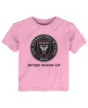 OUTERSTUFF TODDLER BOYS AND GIRLS PINK INTER MIAMI CF PRIMARY LOGO T-SHIRT