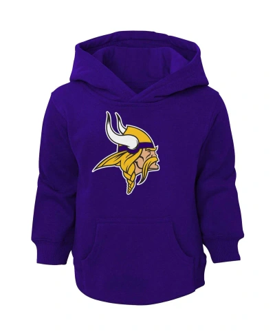 Outerstuff Babies' Toddler Boys And Girls Purple Minnesota Vikings Logo Pullover Hoodie