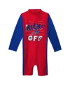 Outerstuff Toddler Boys And Girls Red Buffalo Bills Wave Runner Long Sleeve Wetsuit In Red