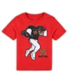 Outerstuff Toddler Boys And Girls Red Maryland Terrapins Stiff Arm T-shirt In Red