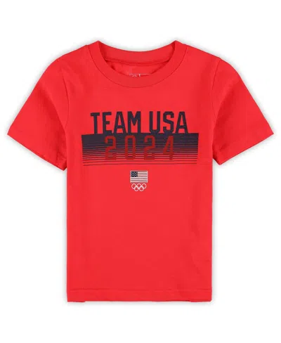 Outerstuff Toddler Boys And Girls Red Team Usa 2024 Summer Olympics T-shirt
