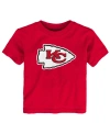 OUTERSTUFF TODDLER BOYS RED KANSAS CITY CHIEFS PRIMARY LOGO T-SHIRT
