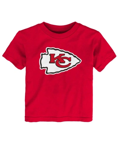 Outerstuff Babies' Toddler Boys Red Kansas City Chiefs Primary Logo T-shirt