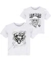 Outerstuff Toddler Boys White Chicago Bears Coloring Activity Two-pack T-shirt Set In White