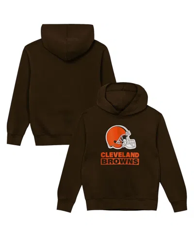 Outerstuff Babies' Toddler Brown Cleveland Browns Back To Basics Hoodie