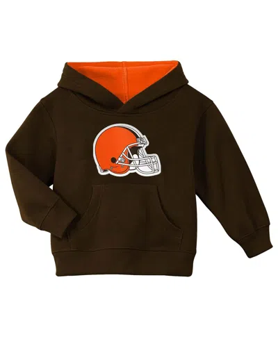 Outerstuff Babies' Toddler Brown Cleveland Browns Prime Pullover Hoodie