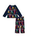 Outerstuff Toddler Dallas Cowboys Two-piece Garland Holiday Long Sleeve Pajama Set In No Color