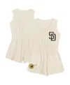 Outerstuff Toddler Cream San Diego Padres Power Tank Romper