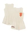 Shop Outerstuff Toddler Cream San Francisco Giants Power Tank Romper