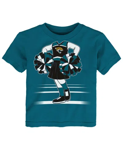 Outerstuff Babies' Toddler Girls' 2t-5t Jacksonville Jaguars Short-sleeve Crewneck T-shirt In Blue