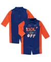Outerstuff Infant Unisex Royal And Orange Florida Gators Wave Runner Wetsuit In Royal,orange