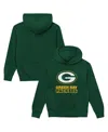 Outerstuff Toddler Green Bay Packers Back To Basics Hoodie In Green