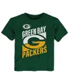 Outerstuff Toddler Green Bay Packers Teamwork T-shirt In Green