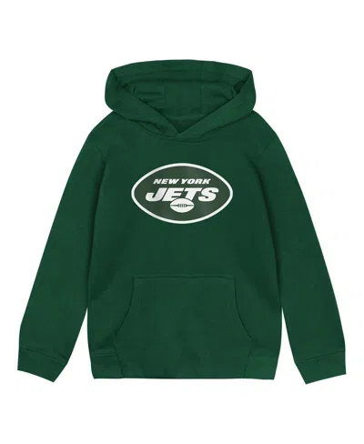 Outerstuff Babies' Toddler Green New York Jets Logo Pullover Hoodie
