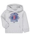 Outerstuff Toddler Heather Gray Boston Red Sox Fence Swinger Pullover Hoodie In Heather Gray