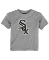 Outerstuff Toddler Heather Gray Chicago White Sox Primary Logo T-shirt