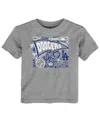 Outerstuff Toddler Heather Gray Los Angeles Dodgers Ballpark Fun T-shirt In Gray