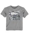 Outerstuff Toddler Heather Gray New York Yankees Ballpark Fun T-shirt In Heather Gray