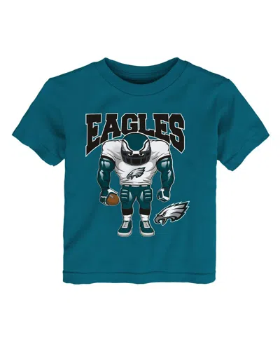 Outerstuff Babies' Toddler Midnight Green Philadelphia Eagles Brute Squad T-shirt In Blue