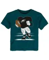Outerstuff Toddler Midnight Green Philadelphia Eagles Game Fit T-shirt In Gray