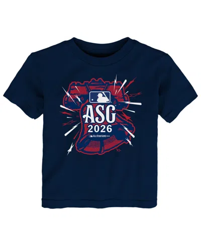 Outerstuff Babies' Toddler Navy 2026 Mlb All-star Game Loud Liberty T-shirt In Black
