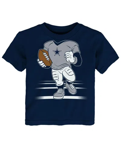 Outerstuff Babies' Toddler Navy Dallas Cowboys Game Fit T-shirt In Blue