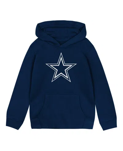 Outerstuff Babies' Toddler Navy Dallas Cowboys Logo Pullover Hoodie In Blue