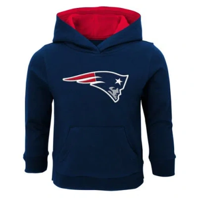 Outerstuff Kids'  Toddler Navy New England Patriots Prime Pullover Hoodie In Blue