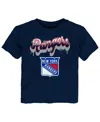 Outerstuff Toddler Navy New York Rangers Bubbly Script T-shirt In Blue