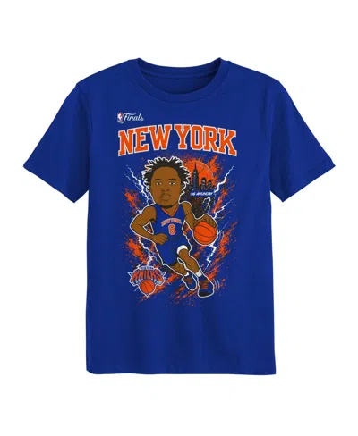 Outerstuff Babies' Toddler Og Anunoby Blue New York Knicks 2026 Nba Finals Player T-shirt