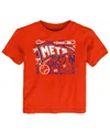 Outerstuff Toddler Orange New York Mets Ballpark Fun T-shirt In Orange