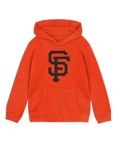 Outerstuff Babies' Toddler Orange San Francisco Giants Primary Logo Fleece Pullover Hoodie