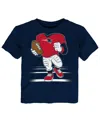 Outerstuff Toddler  Navy New England Patriots Game Fit T-shirt In Blue