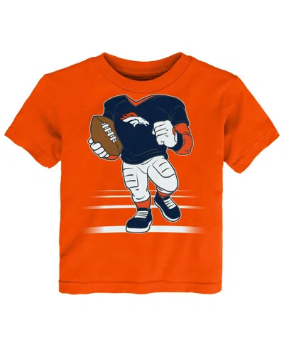 Outerstuff Babies' Toddler  Orange Denver Broncos Game Fit T-shirt