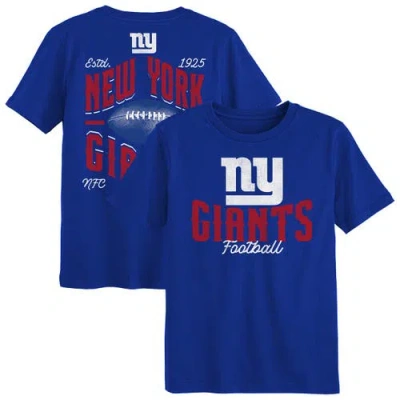 Outerstuff Kids' Toddler  Royal New York Giants Top Pick T-shirt In Blue