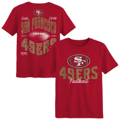 Outerstuff Kids' Toddler  Scarlet San Francisco 49ers Top Pick T-shirt In Red