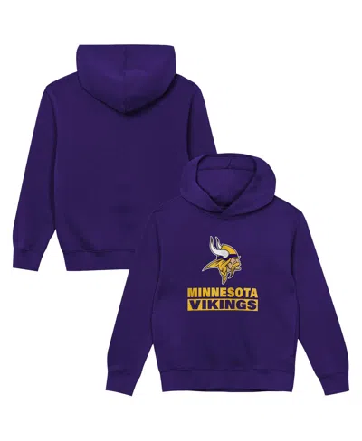 Outerstuff Babies' Toddler Purple Minnesota Vikings Back To Basics Hoodie