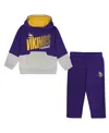Outerstuff Toddler Purple Minnesota Vikings Lineman Fleece Hoodie Pants Set In Blue