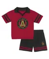Outerstuff Toddler Red Atlanta United Fc Charming Dude Top Short Set
