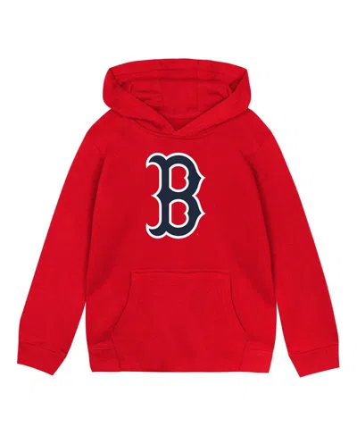Outerstuff Babies' Toddler Red Boston Red Sox Primary Logo Fleece Pullover Hoodie
