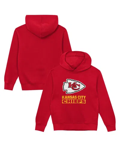 Outerstuff Babies' Toddler Red Kansas City Chiefs Back To Basics Hoodie