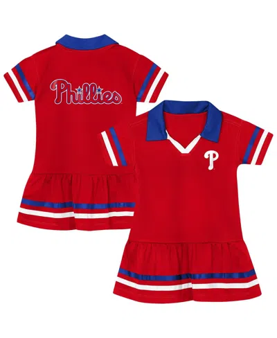 Outerstuff Babies' Toddler Red Philadelphia Phillies Star Player Dress