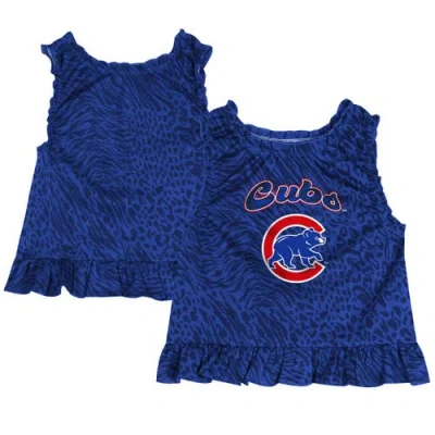 Outerstuff Babies'  Toddler  Royal Chicago Cubs Playground Dress In Blue