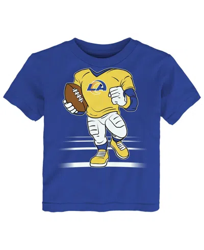 Outerstuff Babies' Toddler Royal Los Angeles Rams Game Fit T-shirt In Blue