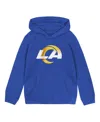 Outerstuff Toddler Royal Los Angeles Rams Logo Pullover Hoodie In Blue